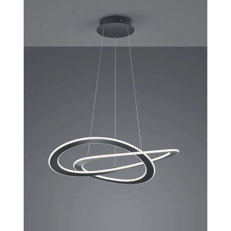 TRIO Suspension intérieur antracite OAKLAND - Pas cher