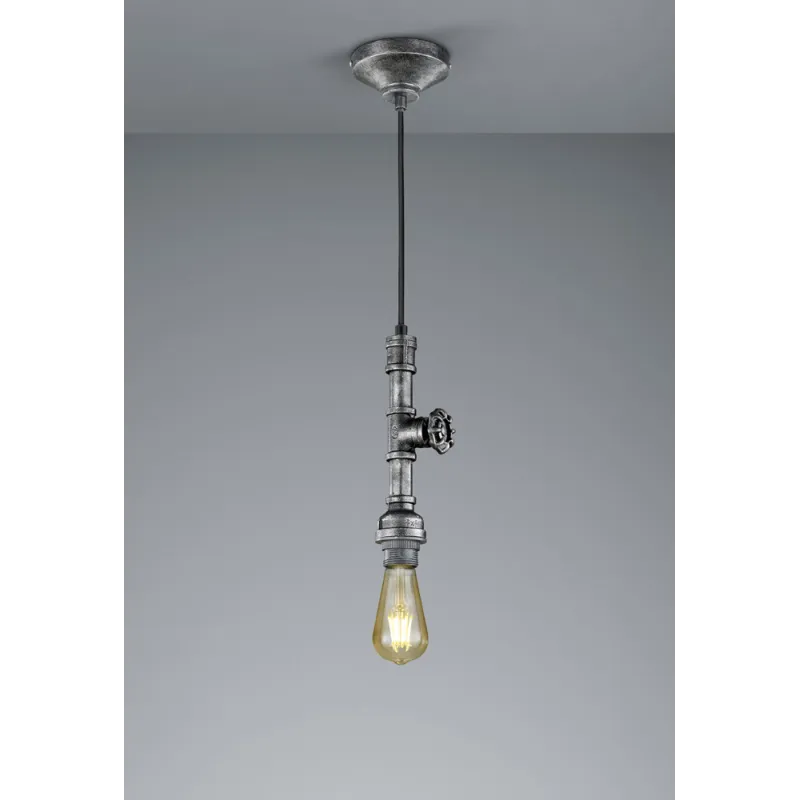 TRIO Suspension intérieur argent antique GOTHAM - Pas cher