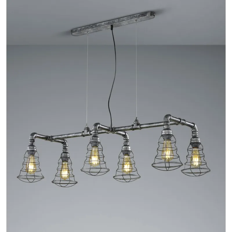 TRIO Suspension intérieur argent antique GOTHAM - Pas cher