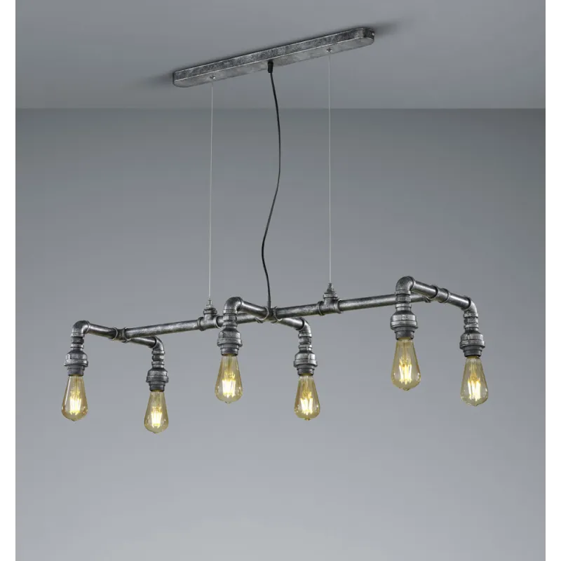 TRIO Suspension intérieur argent antique GOTHAM - Pas cher