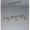 TRIO Suspension intérieur argent antique GOTHAM - Pas cher