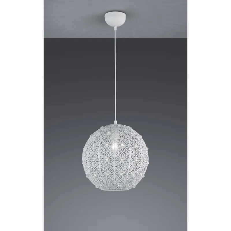 TRIO Suspension intérieur blanc BAJO - Pas cher