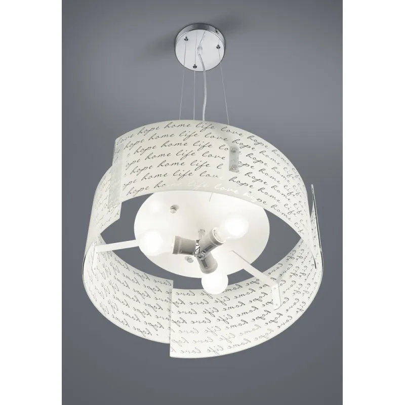 TRIO Suspension intérieur blanc SIGNA - Pas cher