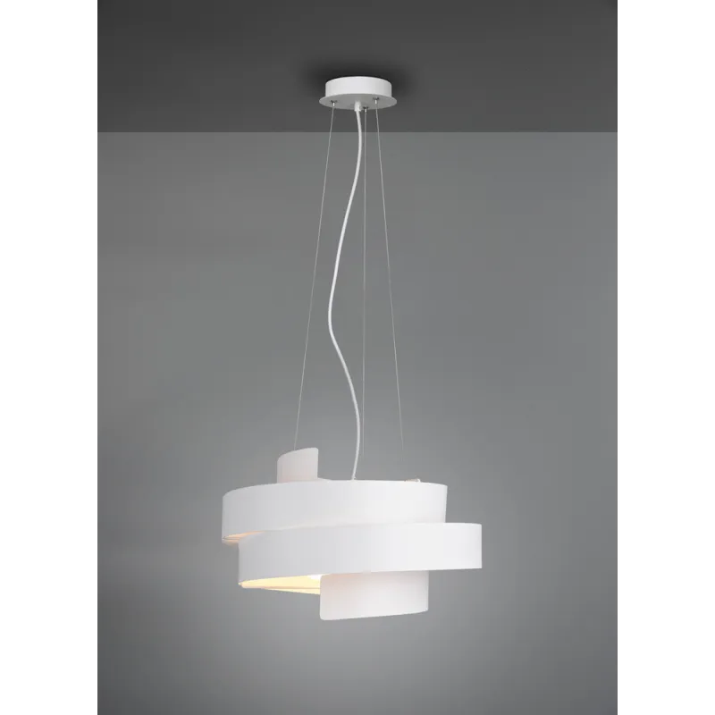 TRIO Suspension intérieur blanc mat HOLLY - Pas cher