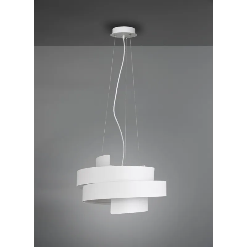 TRIO Suspension intérieur blanc mat HOLLY - Pas cher