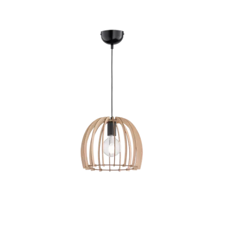 TRIO Suspension intérieur couleur bois WOOD - Pas cher