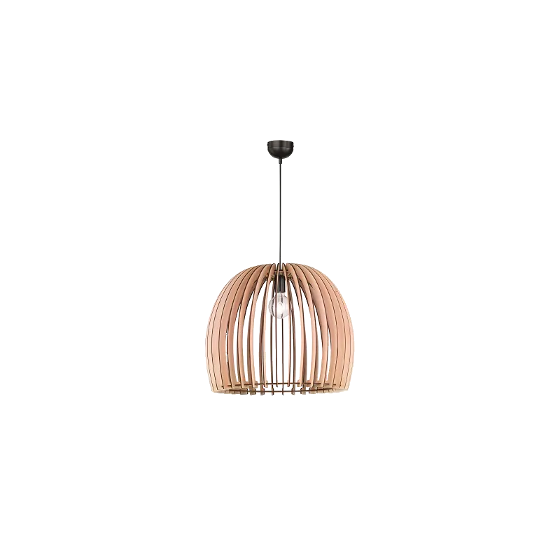 TRIO Suspension intérieur couleur bois WOOD - Pas cher