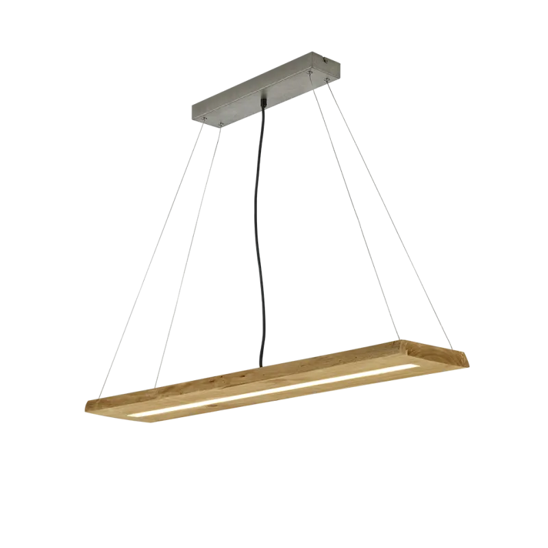 TRIO Suspension intérieur couleur bois BRAD - Pas cher