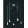 TRIO Suspension intérieur gris ancien CORD - Pas cher