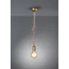 TRIO Suspension intérieur laiton fumé ROPE - Pas cher