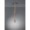 TRIO Suspension intérieur laiton fumé ROPE - Pas cher
