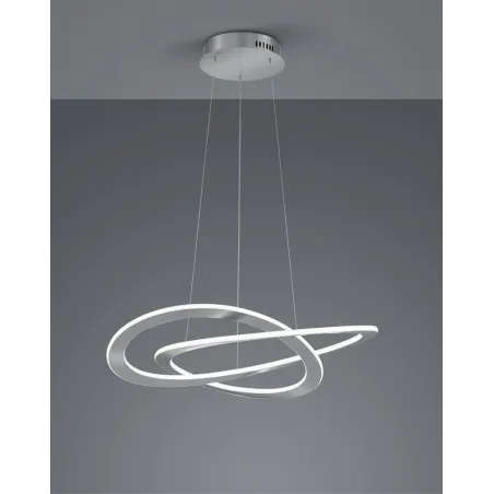 TRIO Suspension intérieur nickel mat OAKLAND - Pas cher