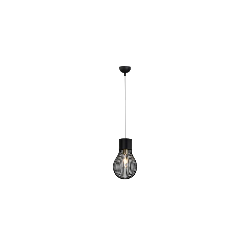 TRIO Suspension intérieur noir mat DAVE - Pas cher