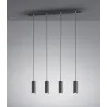 TRIO Suspension intérieur noir mat MARLEY - Pas cher