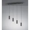 TRIO Suspension intérieur noir mat MARLEY - Pas cher