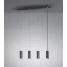 TRIO Suspension intérieur noir mat MARLEY - Pas cher