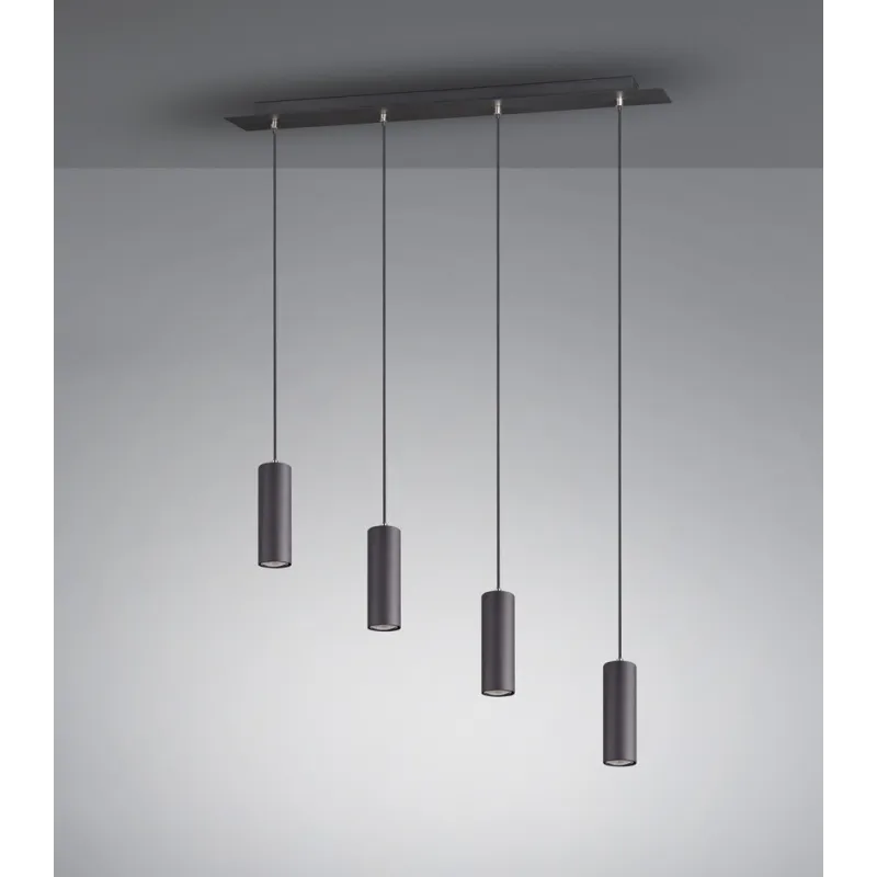 TRIO Suspension intérieur noir mat MARLEY - Pas cher