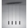 TRIO Suspension intérieur noir mat MARLEY - Pas cher
