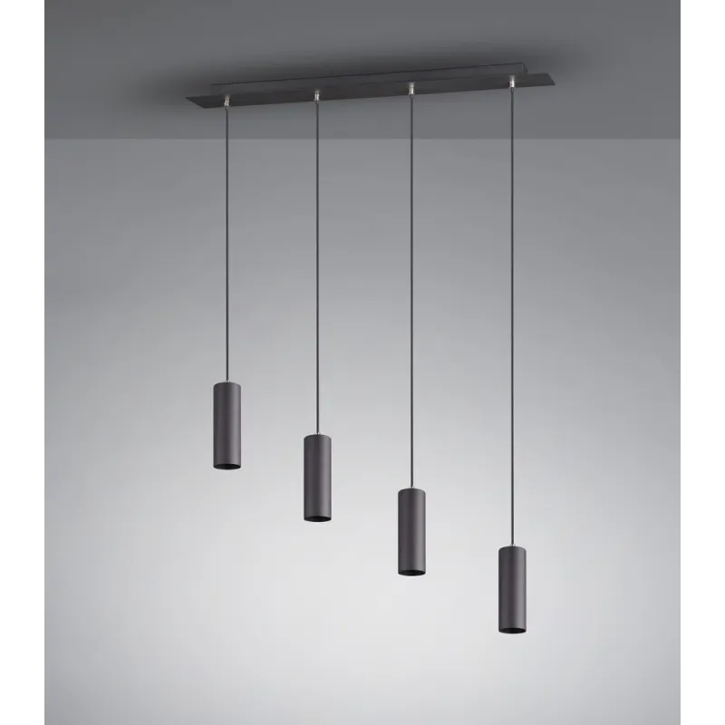 TRIO Suspension intérieur noir mat MARLEY - Pas cher