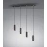 TRIO Suspension intérieur noir mat MARLEY - Pas cher