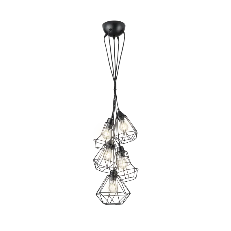 TRIO Suspension intérieur noir mat MEIKE - Pas cher