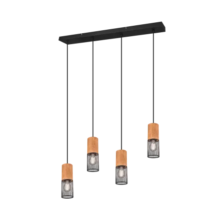 TRIO Suspension intérieur noir mat TOSH - Pas cher