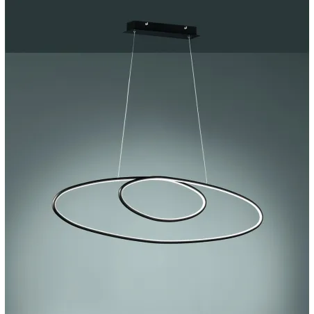 TRIO Suspension intérieur noir mat AVUS - Pas cher