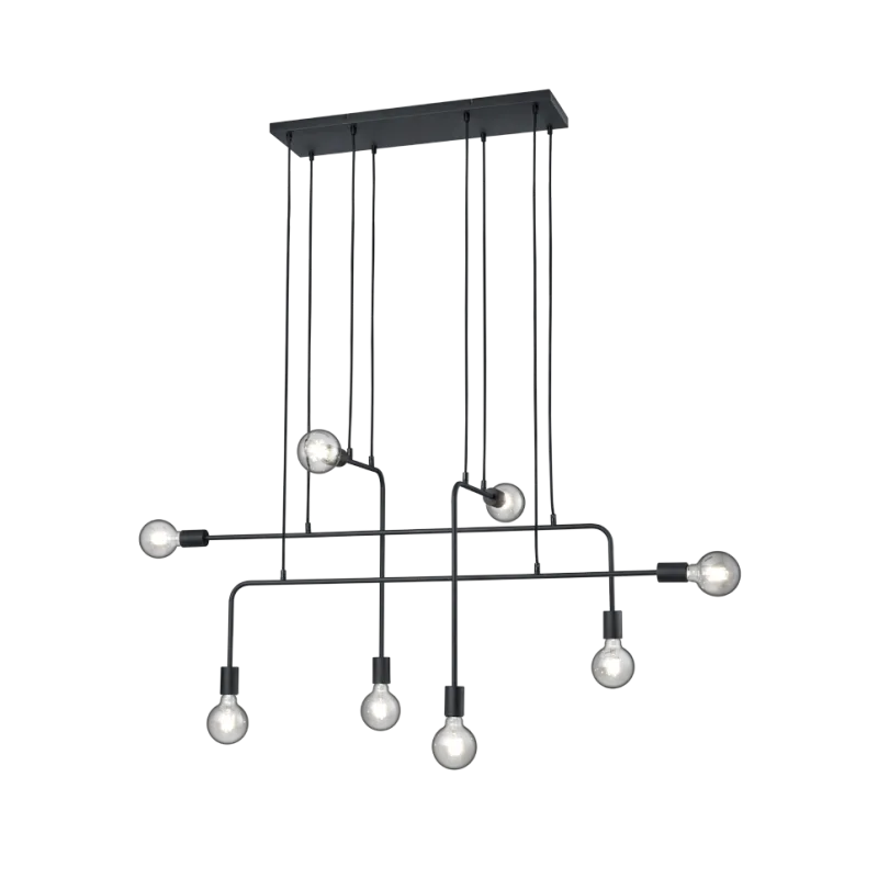 TRIO Suspension intérieur noir mat CONNOR - Pas cher
