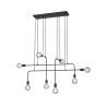 TRIO Suspension intérieur noir mat CONNOR - Pas cher