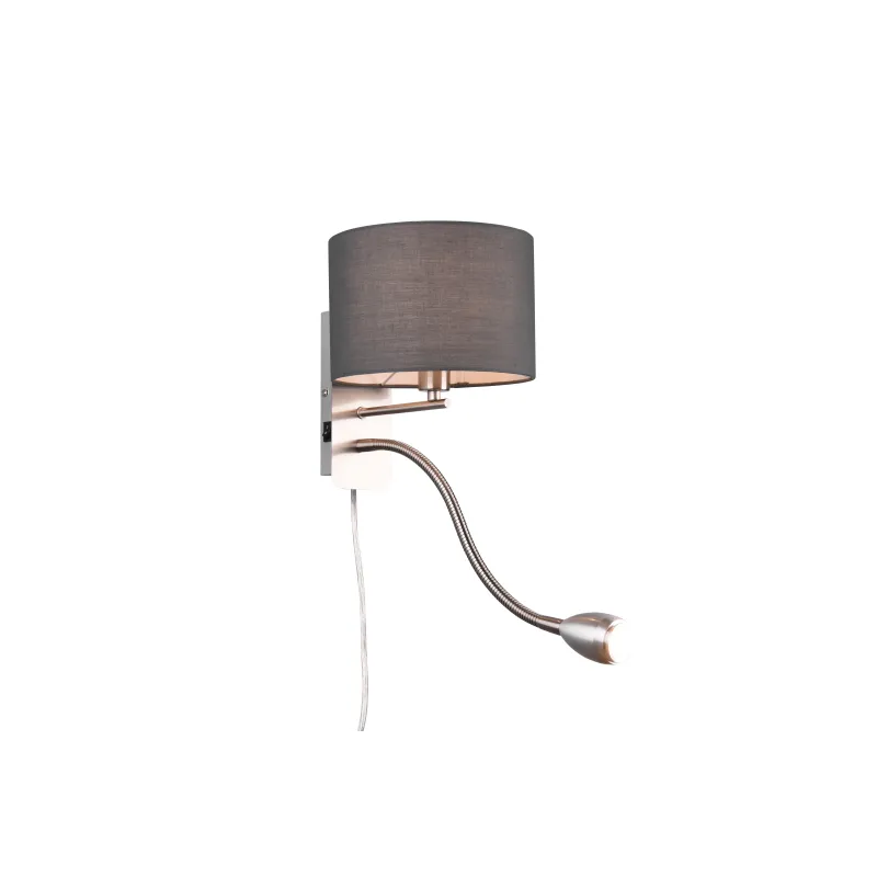 Applique Intérieur Métal Nickel mat 230V.