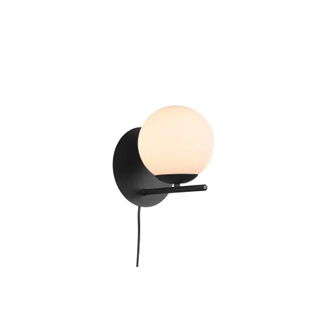 Applique Intérieur Métal noir mat 230V.
