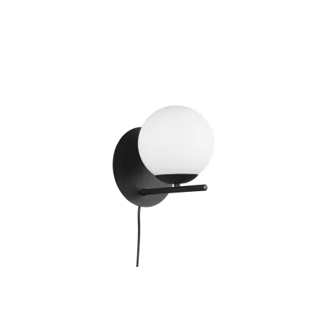 Applique Intérieur Métal noir mat 230V.