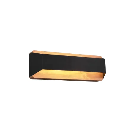 Applique Intérieur Métal noir mat 230V. LED 3000K 1500lm.