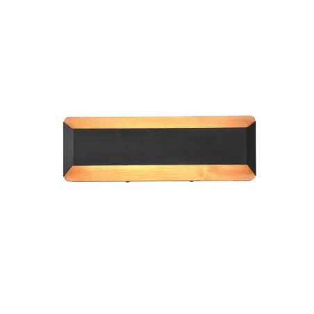 Applique Intérieur Métal noir mat 230V. LED 3000K 1500lm.
