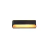 Applique Intérieur Métal noir mat 230V. LED 3000K 1500lm.