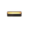 Applique Intérieur Métal noir mat 230V. LED 3000K 1500lm.