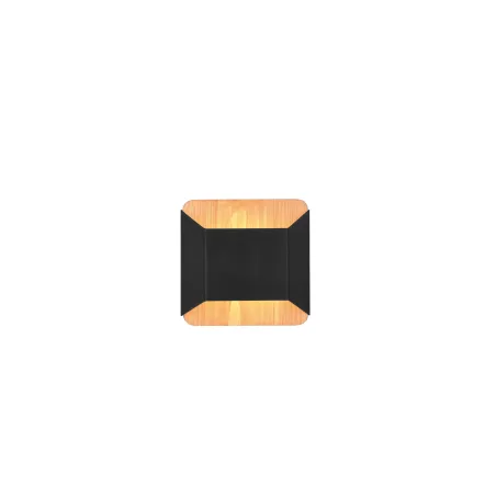 Applique Intérieur Métal noir mat 230V. LED 3000K 400lm.