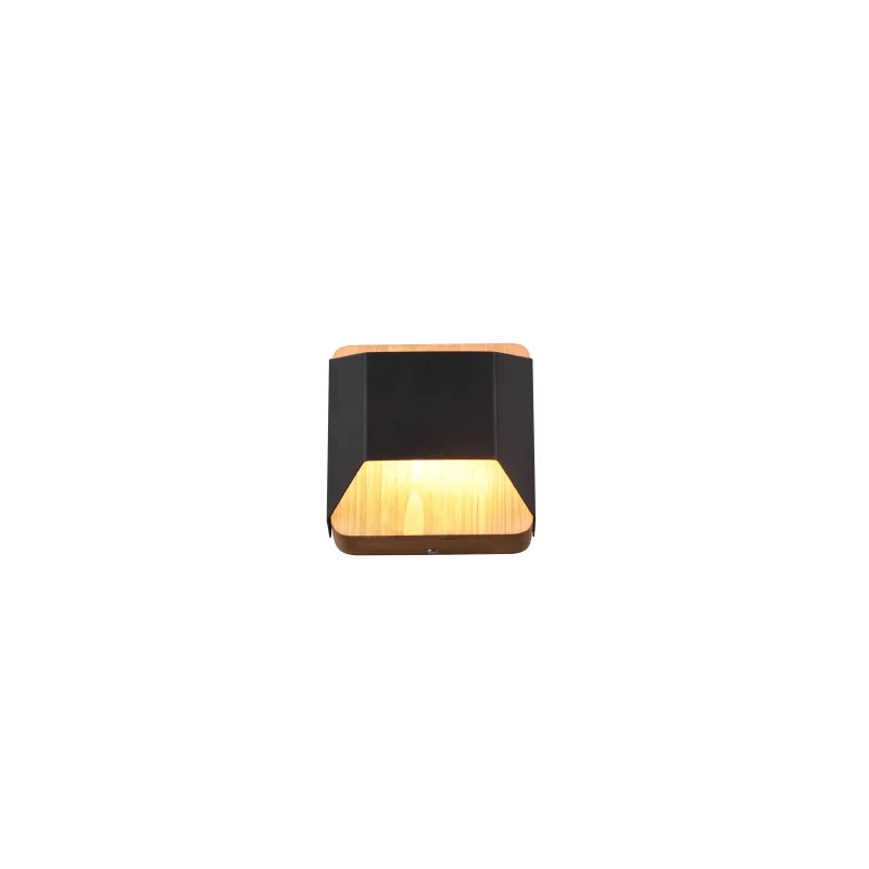 Applique Intérieur Métal noir mat 230V. LED 3000K 400lm.