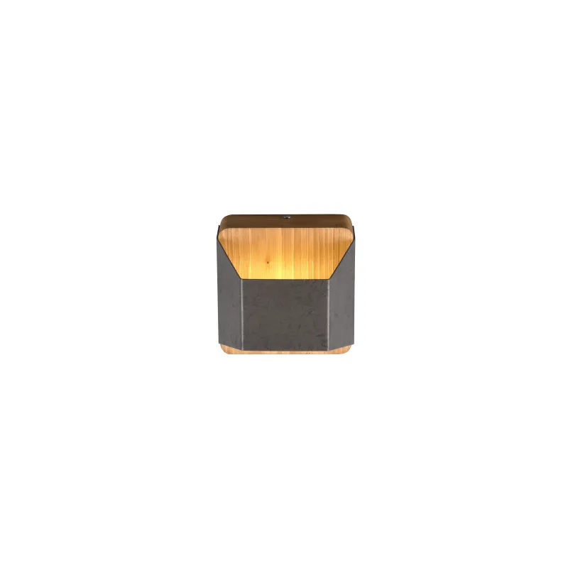 Applique Intérieur Métal Nickel antique 230V. LED 3000K 400lm.