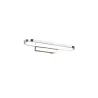 Applique Intérieur Métal chrome 230V. LED 3000K 1700lm.