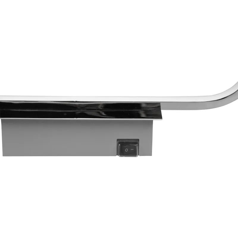 Applique Intérieur Métal chrome 230V. LED 3000K 2700lm.