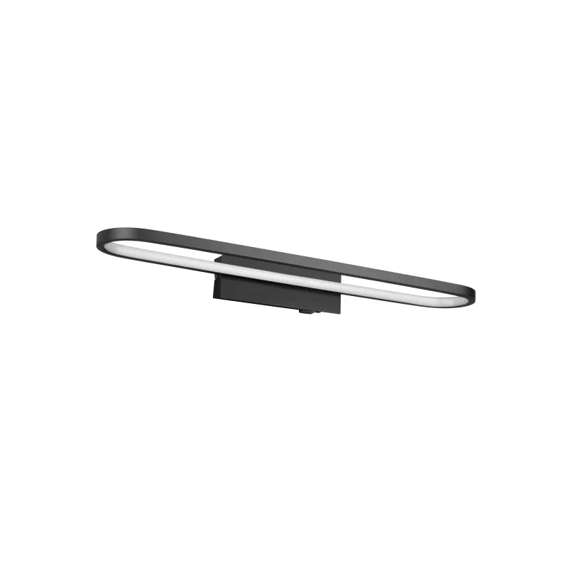 Applique Intérieur Métal noir mat 230V. LED 3000K 2700lm.