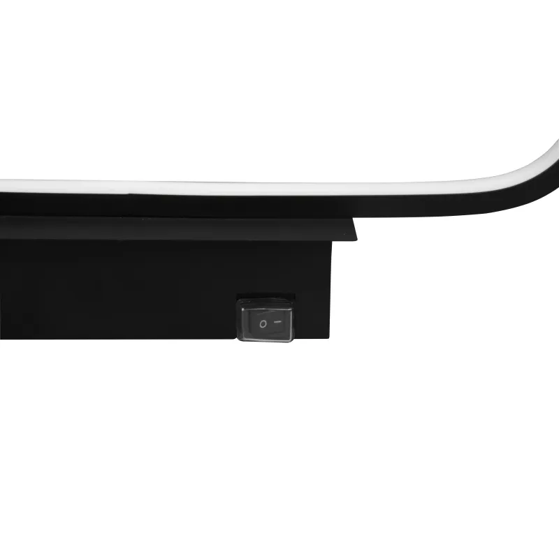 Applique Intérieur Métal noir mat 230V. LED 3000K 2700lm.