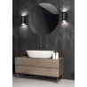 Applique Intérieur Plastique noir mat 230V. LED 3000K 340lm.