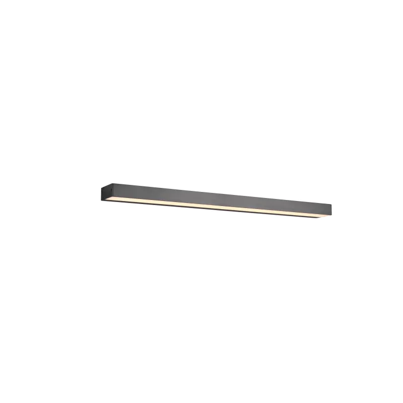 Applique Intérieur Aluminium noir mat 230V. LED 3000K 1400lm.