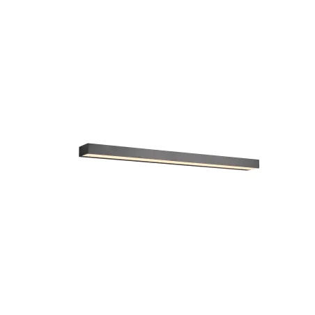 Applique Intérieur Aluminium noir mat 230V. LED 3000K 1400lm.