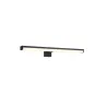 Applique Intérieur Plastique noir mat 230V. LED 3000K 800lm.