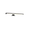 Applique Intérieur Plastique noir mat 230V. LED 3000K 800lm.