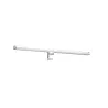 Applique Intérieur Plastique chrome 230V. LED 3000K 1200lm.