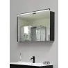 Applique Intérieur Plastique noir mat 230V. LED 3000K 1200lm.